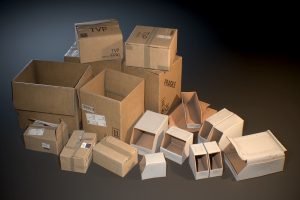 cardboard packing boxes
