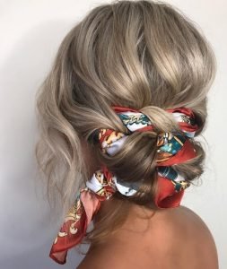 An elegant bun with bounce, texture, and style 