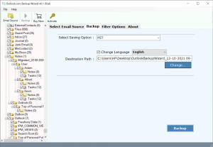 Hotmail emails folder