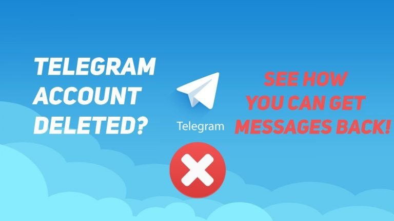 Recover Deleted Telegram Account