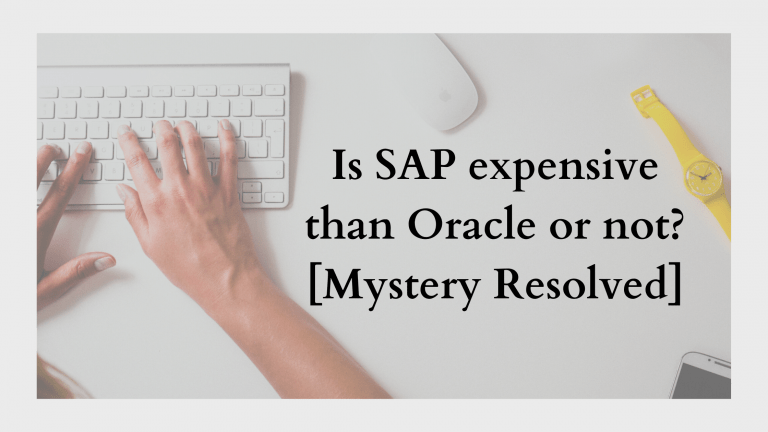 Is SAP expensive than Oracle