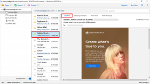 emails you want to export