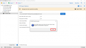 exported migration message