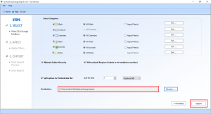 Select the Mailbox Items