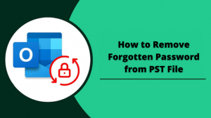 how to remove forgotten password from pst file